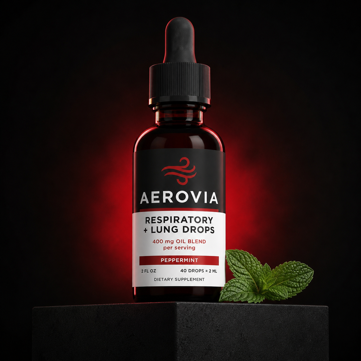 AEROVIA Respiratory & Lung Health Drops — product image