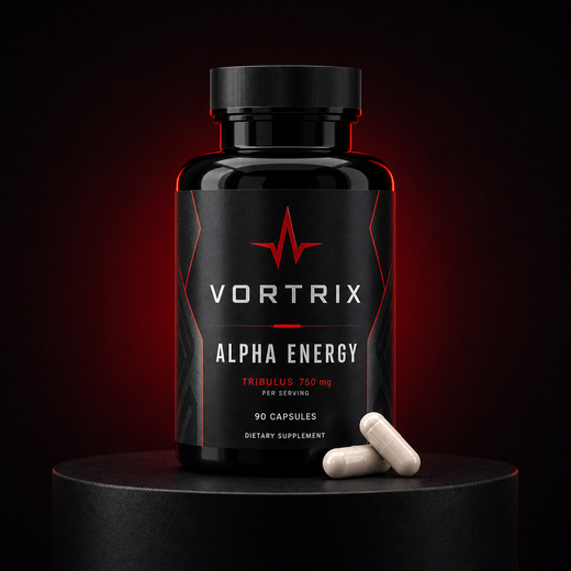 Alpha Energy Supplement - Everyday Vigor & Steady Output - 750mg Tribulus Per Serving Capsules - 30 Servings, Vegan