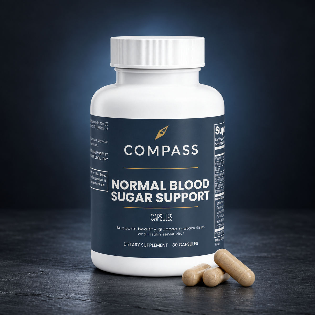 Normal Blood Sugar Support Supplement Capsules